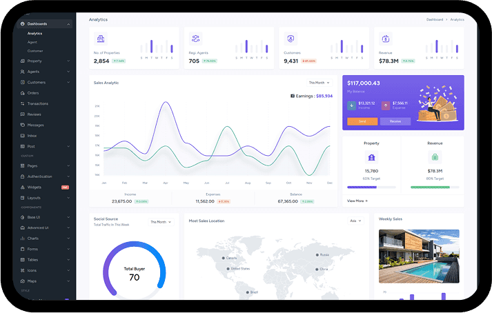 Project - Dynamic Real Estate Management Platform project screenshot